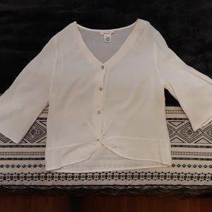 Linen white blouse